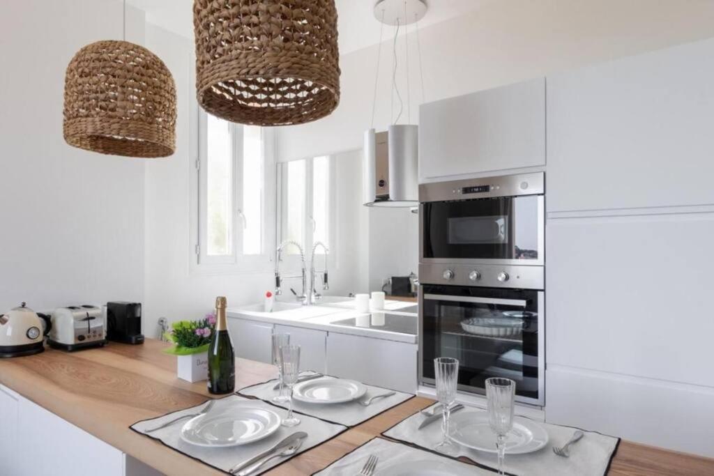Petit Paradis A Sanary Avec Vue Mer Wifi Et Clim Exterior foto